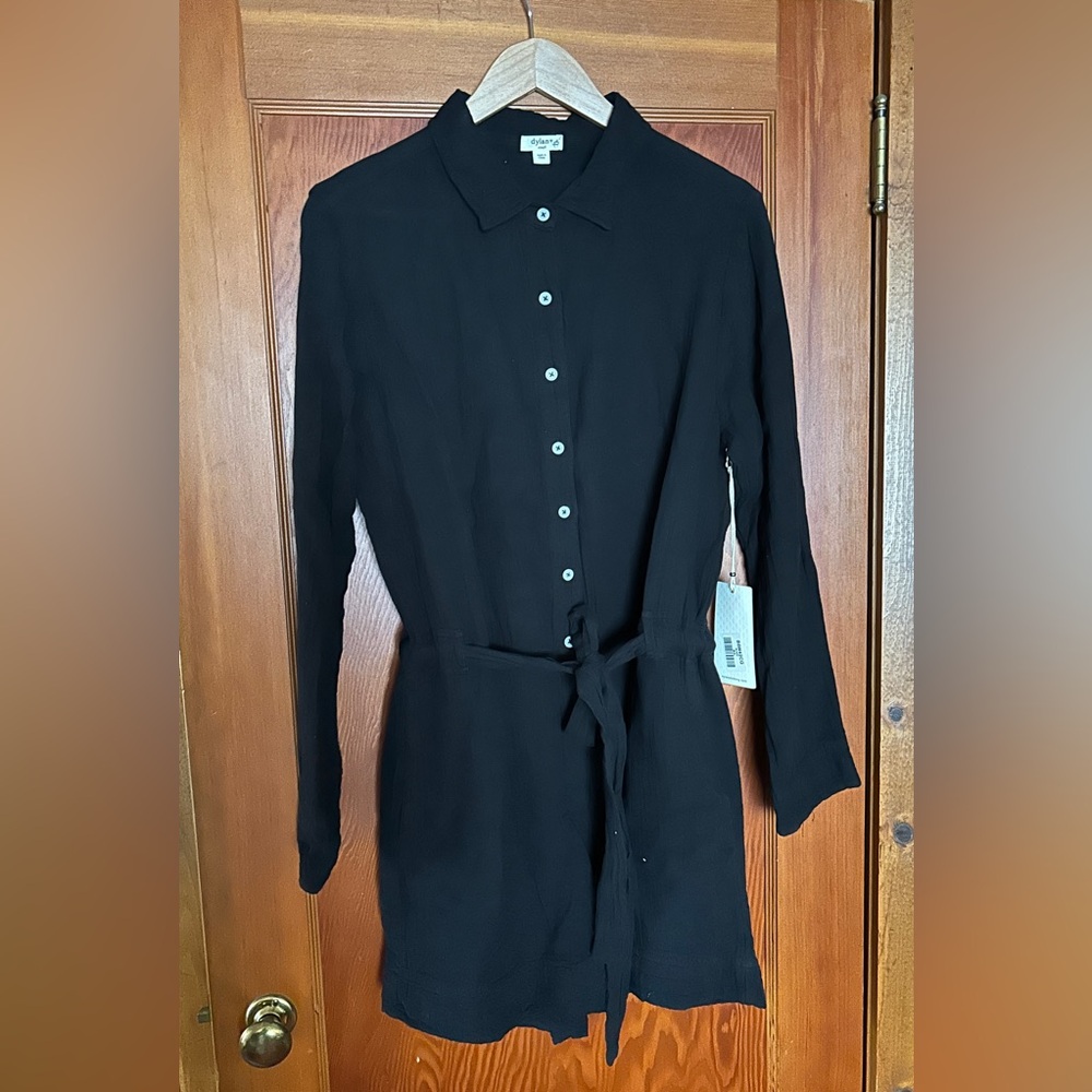 Dylan gauze long-sleeve romper Sz S NWT